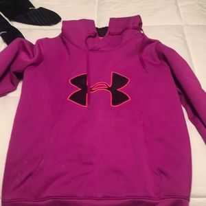 Purple under armour hoodie